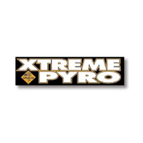 Xtreme Pyro Bumper Sticker vinyl
