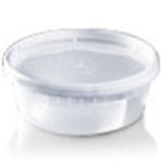 24 8oz Plastic Containers with Lids