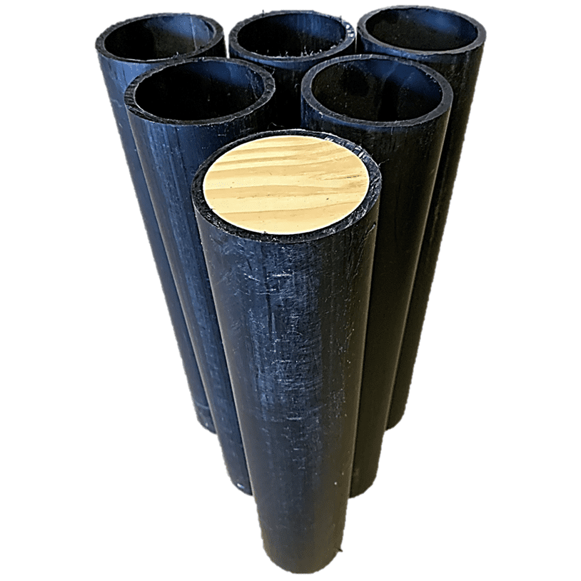 3" HDPE DR17 Mortar Tube 18" Pyro Direct