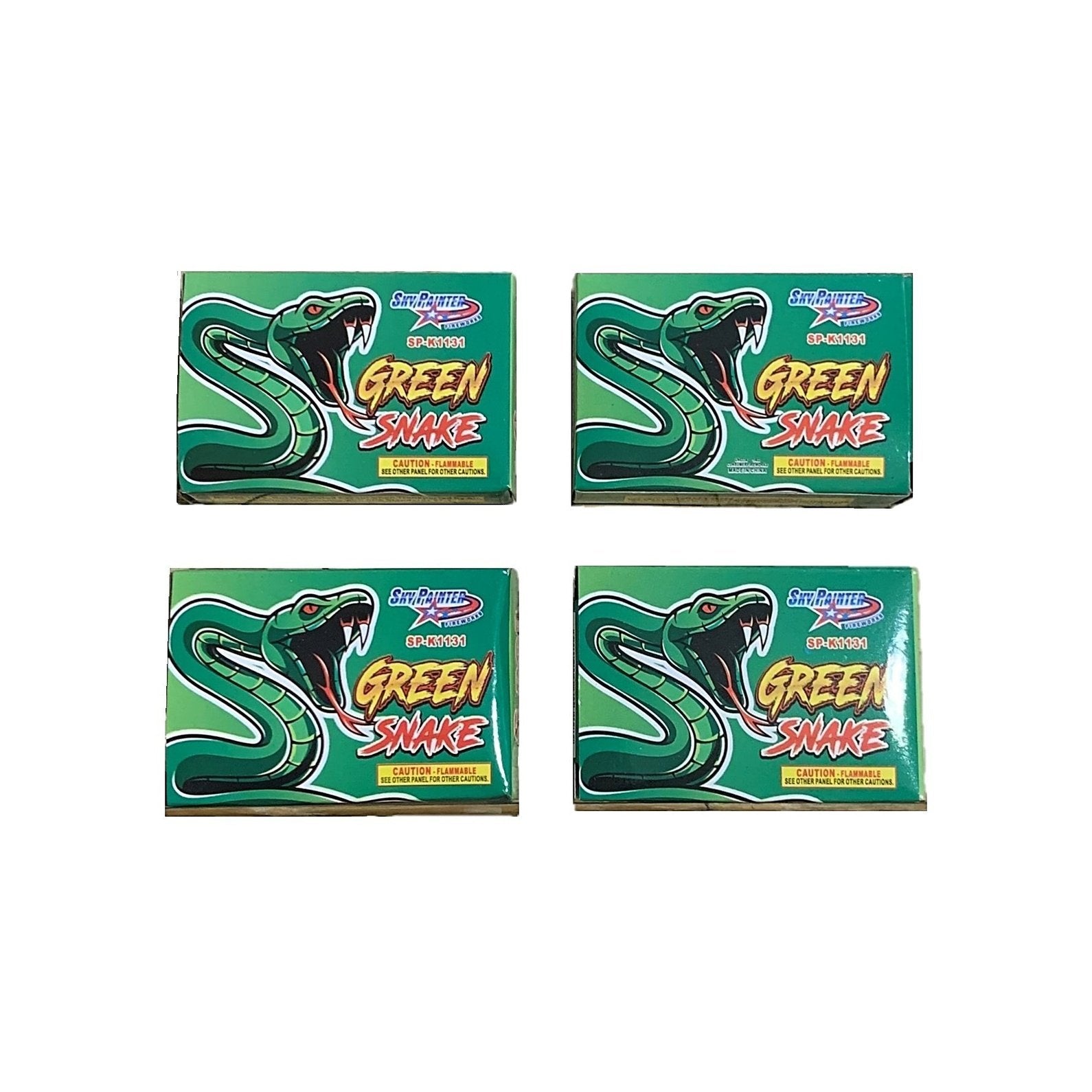 6pc Green Snakes