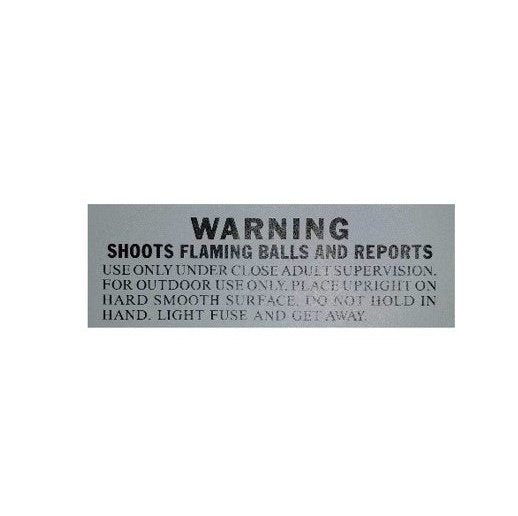 Warning Label - Pack of 5