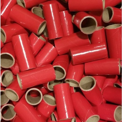 50pc 1" id - 2 1/2" long - 1/8" wall Red Tube