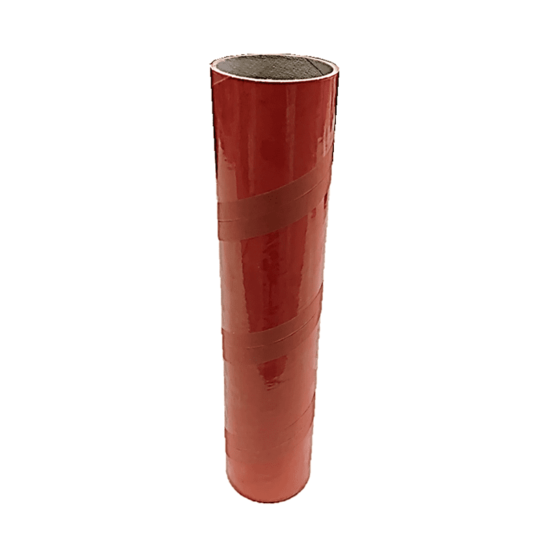 3" id - 15" long - .150" wall Kraft Tube Red and Red