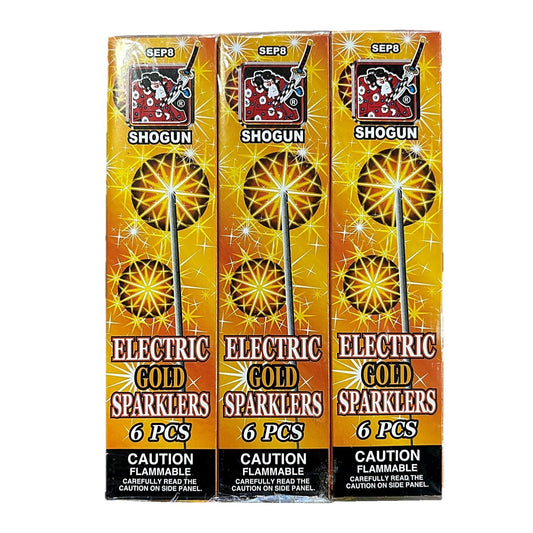 72pc #8 Gold Metal Sparkler
