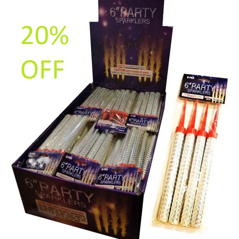 Bottle Service Sparklers - 960 Pack Full Case