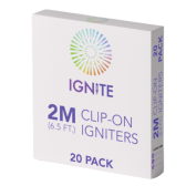 IGNITE CLIP-ON 2M IGNITERS 20 PACK