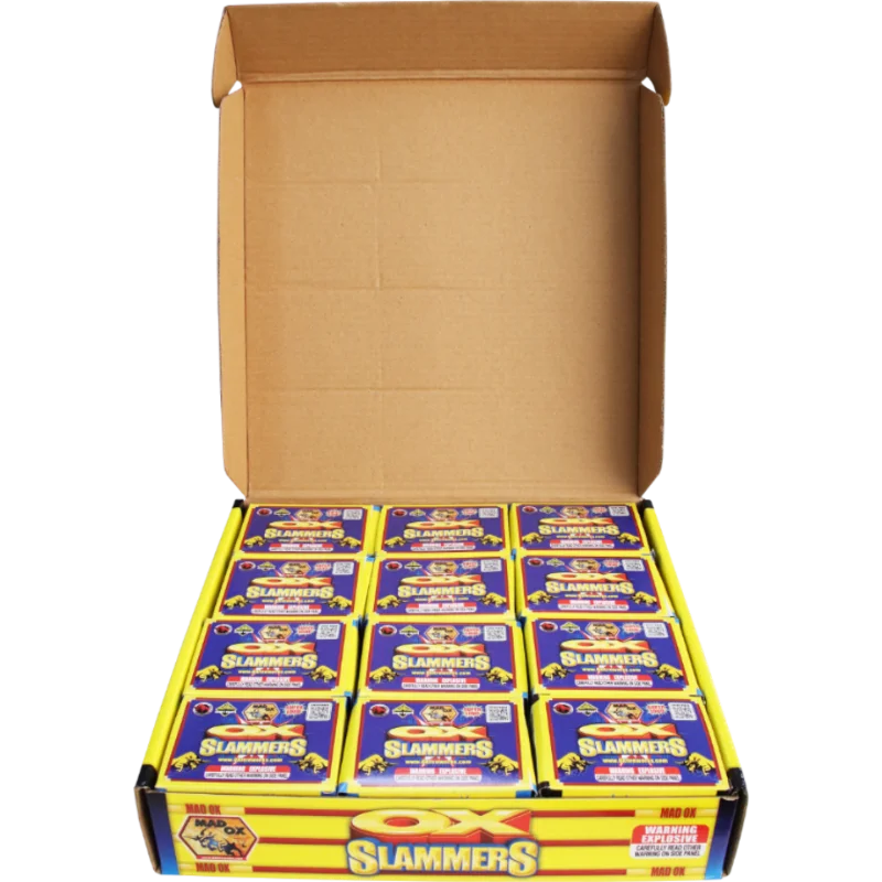 Slammers Mandarin Snaps - Mad Ox Adult Snaps - 144 packs - FULL CASE