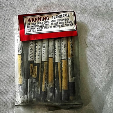 Vintage DOT YTC Smoking Cap Sticks