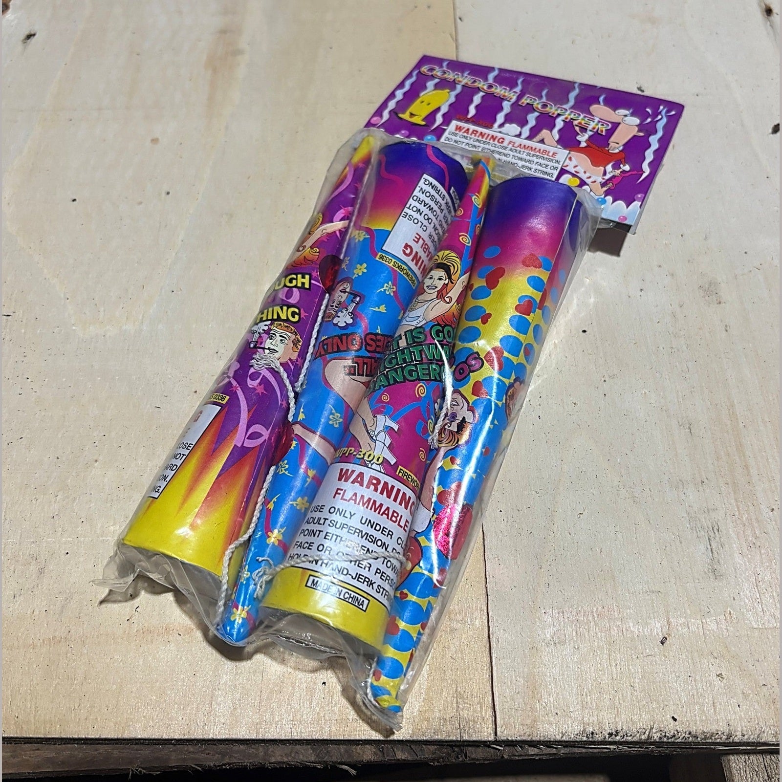 Vintage Condom Party Popper