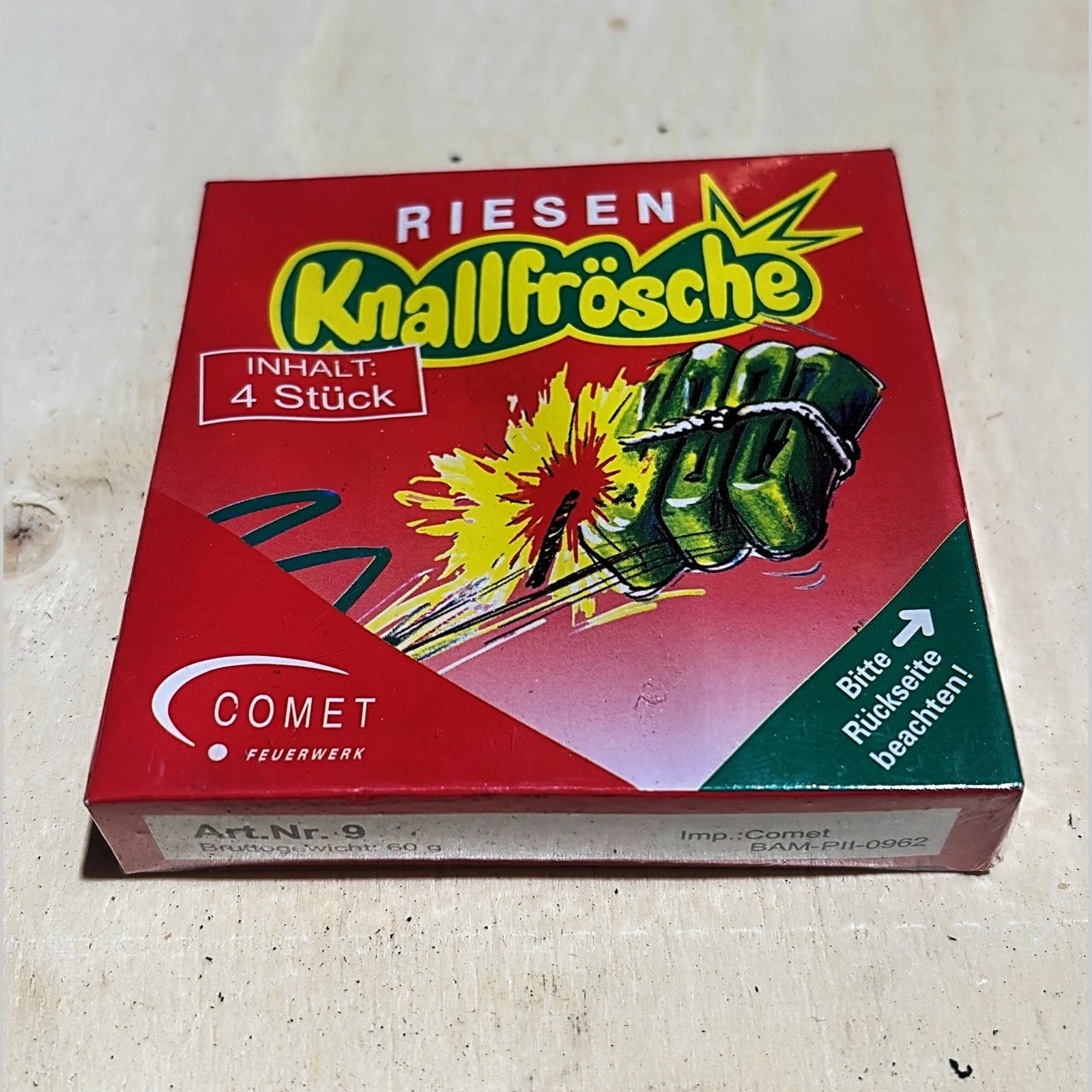 Vintage Riesen Knallfrosche Jumping Frogs