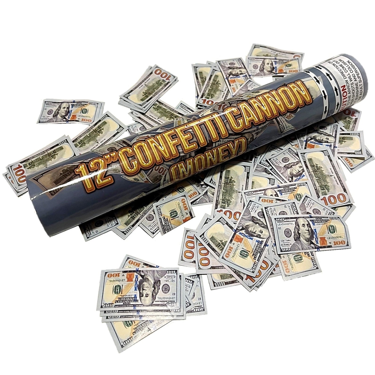 1pc Money Confetti Cannon 12"