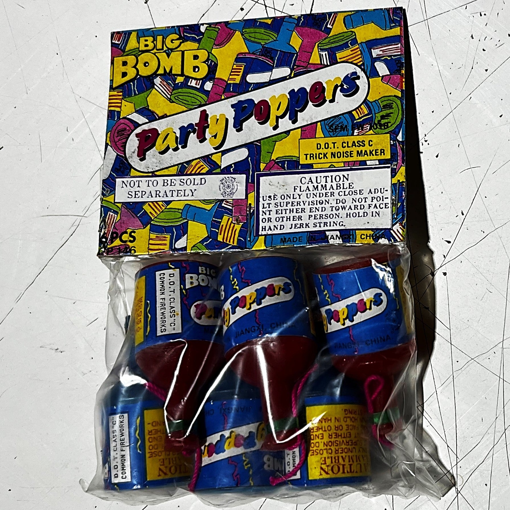 Vintage DOT Class C Big Bomb Party Poppers