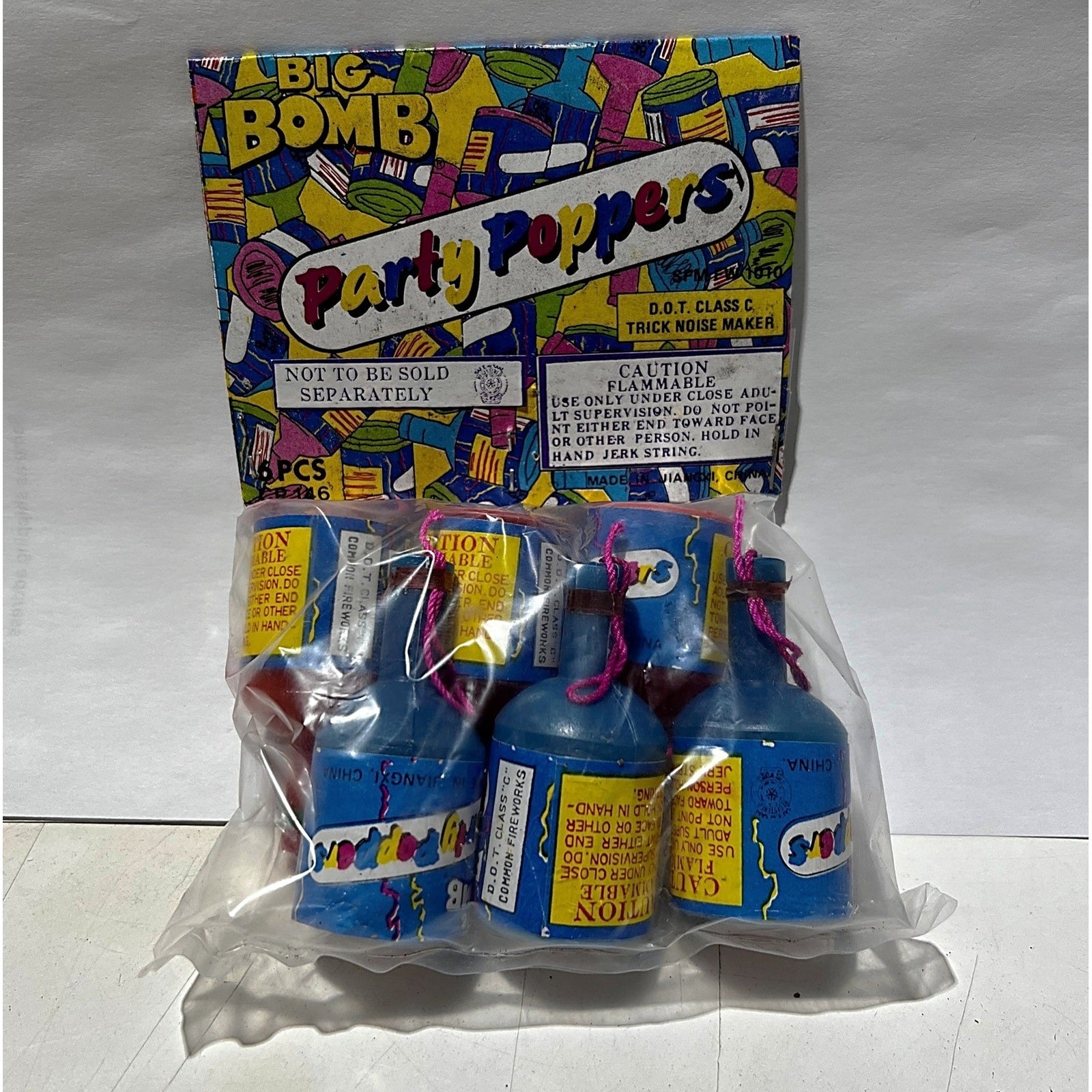 Vintage DOT Class C Big Bomb Party Poppers