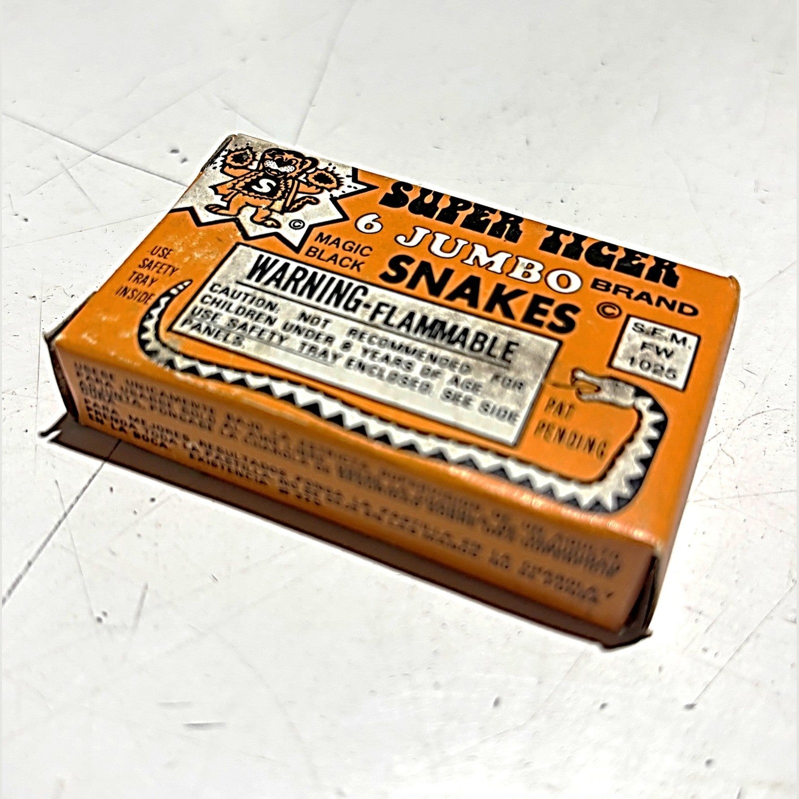 Vintage Super Tiger Jumbo Snakes