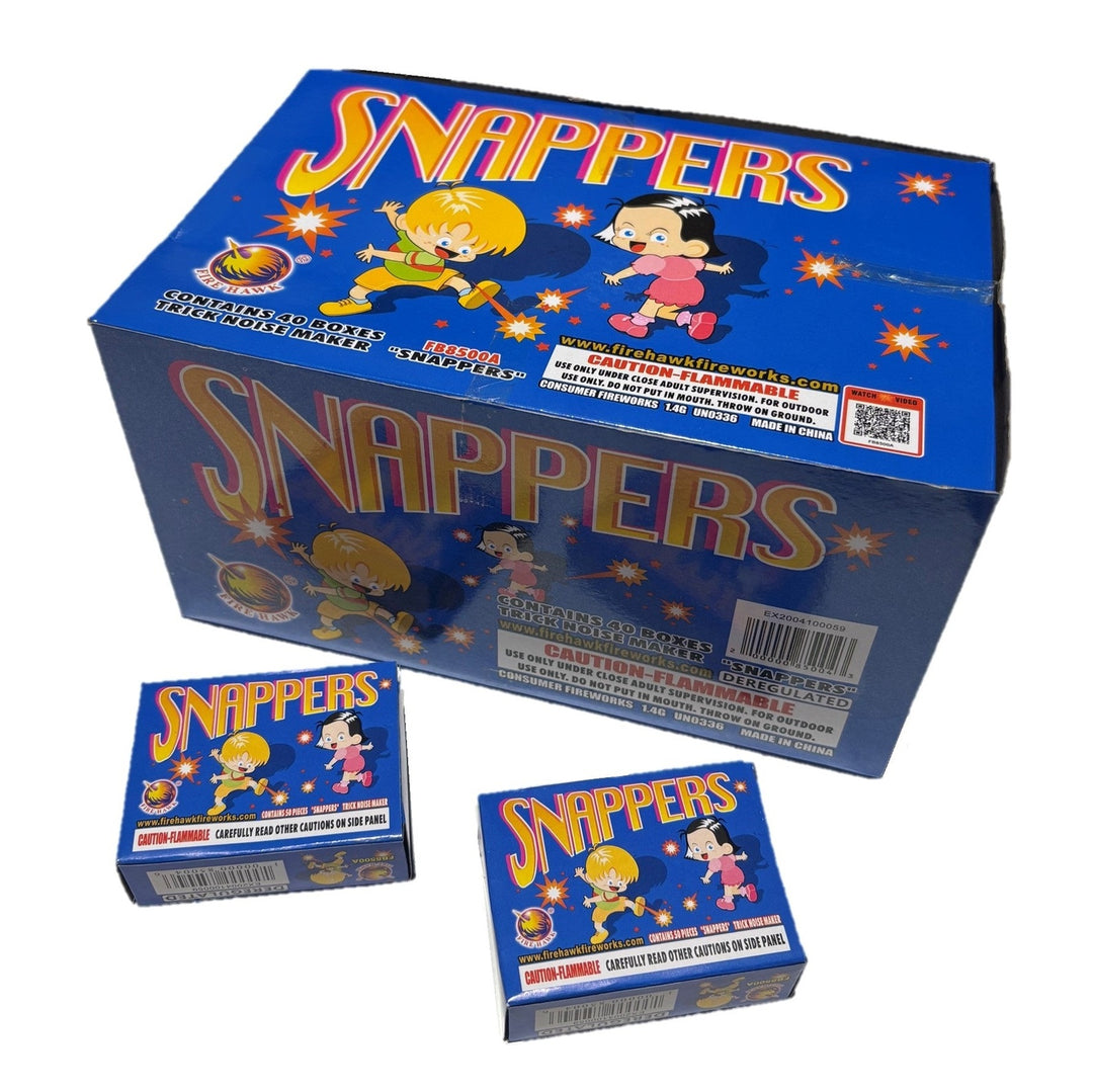 Snapper Boxes Large Snappers - 40 Boxes – Pyro Direct