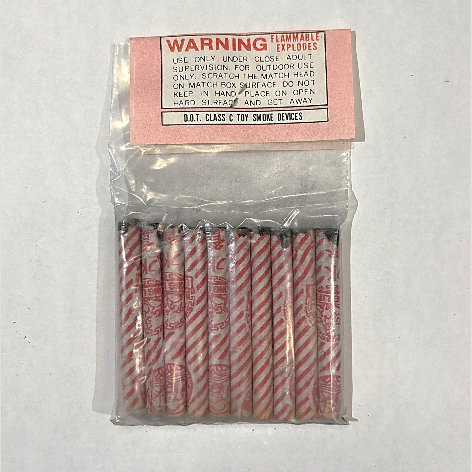 Vintage Zebra Smoking Cap Stick