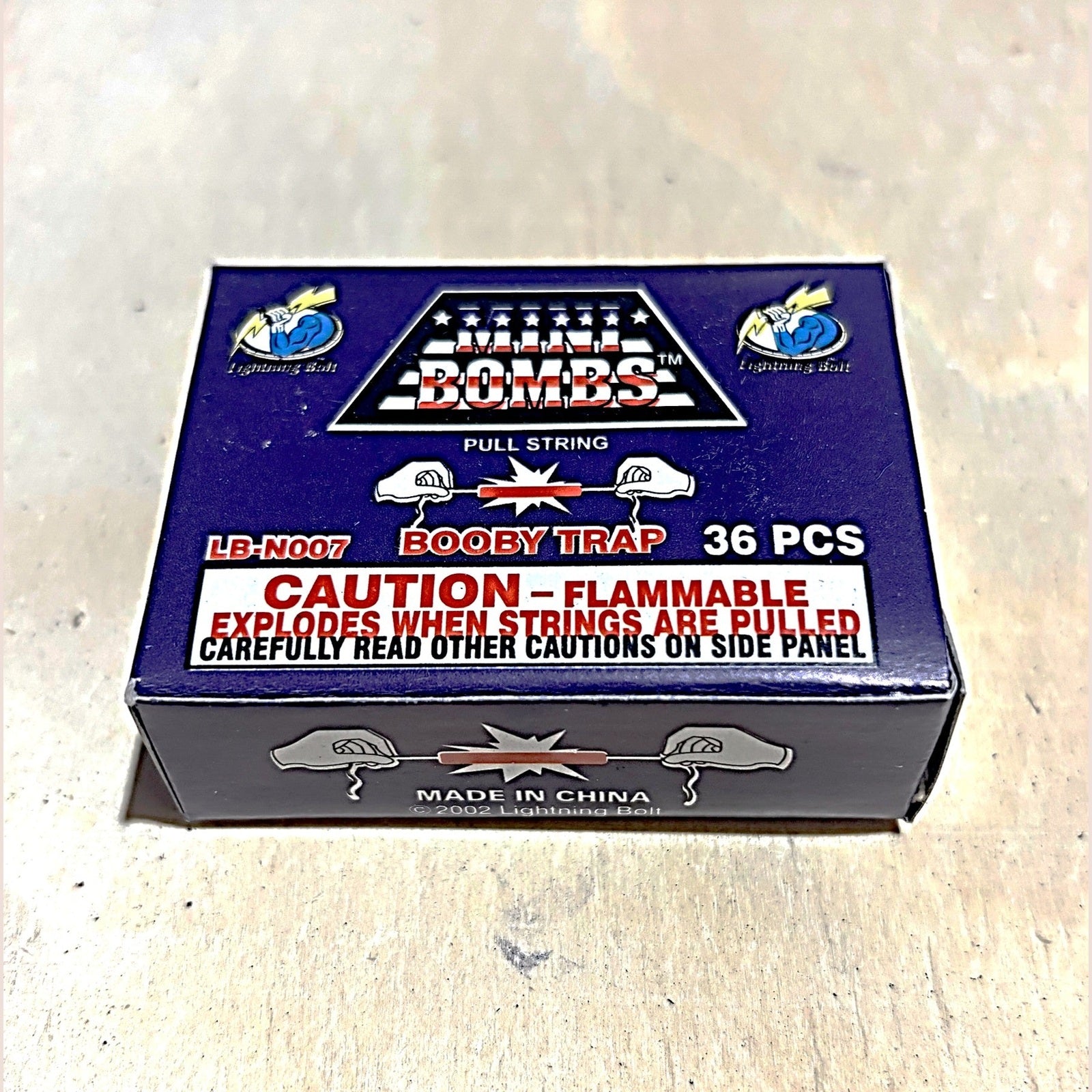 Vintage Lightning Bolt Mini Bombs Booby Traps
