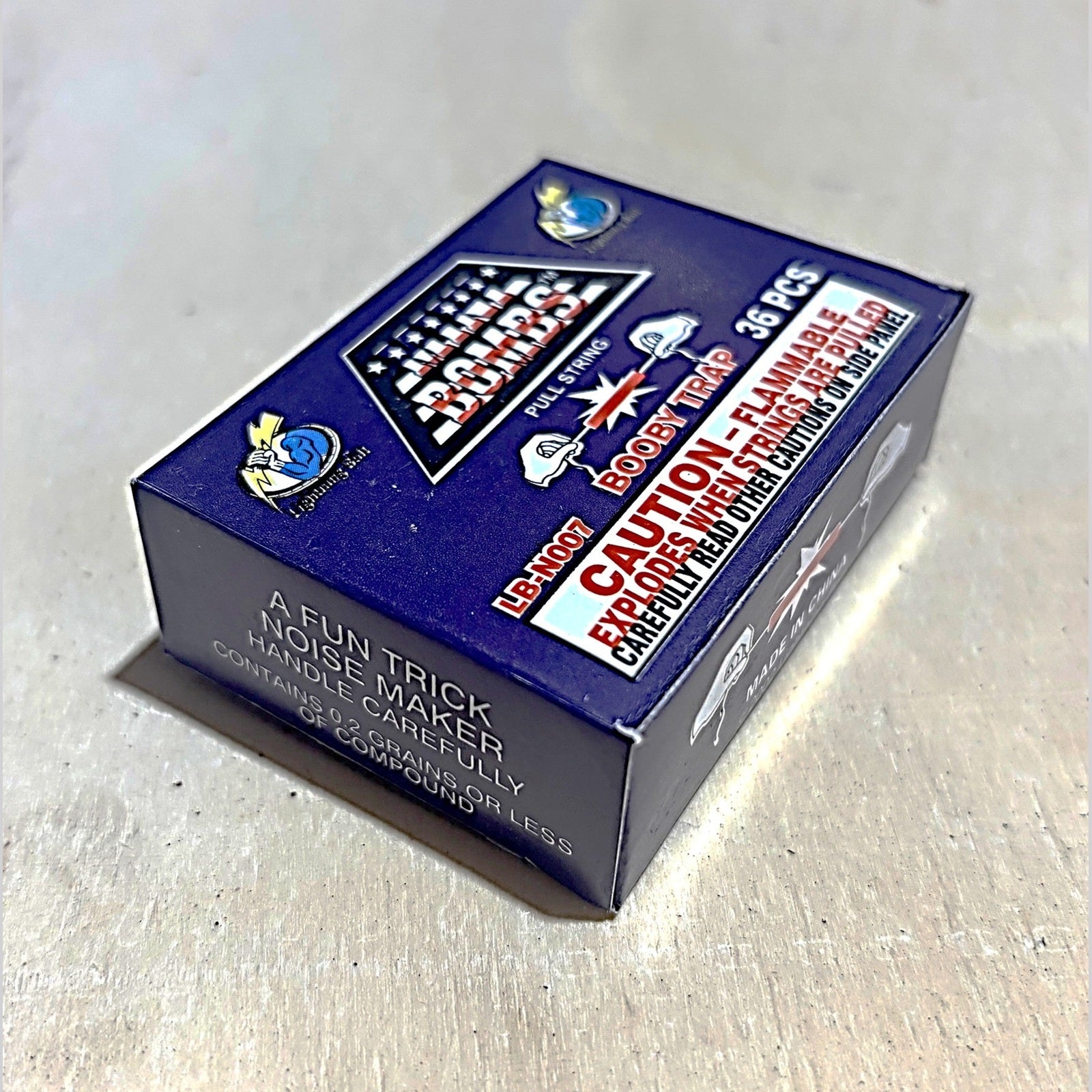 Vintage Lightning Bolt Mini Bombs Booby Traps