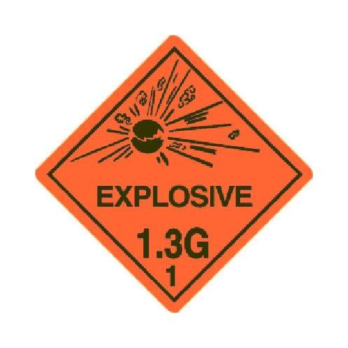 1.3G Explosive DOT Label ( Roll of 10 ) – Pyro Direct
