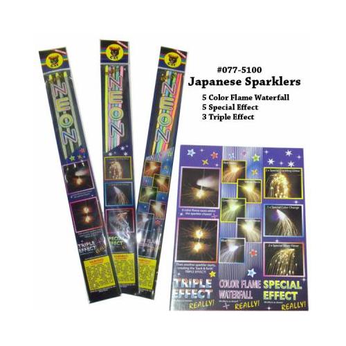 Special Effect Japanese Sparklers - 2 Pack