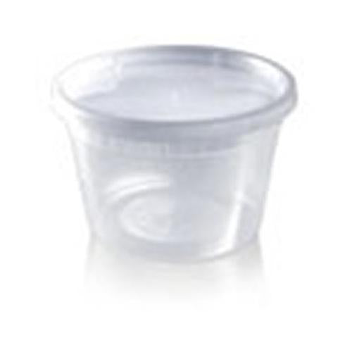 24 16oz Plastic Containers with Lids