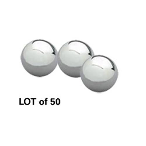 50pc Chrome Steel Balls 1/2"