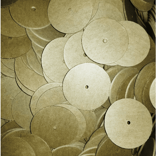 10pc 2.5" Paper Disc with 3/16" Hole