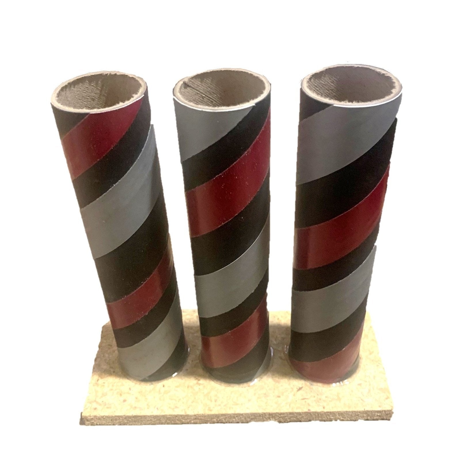 3 Musketeer Tube Black, Gray and Maroon