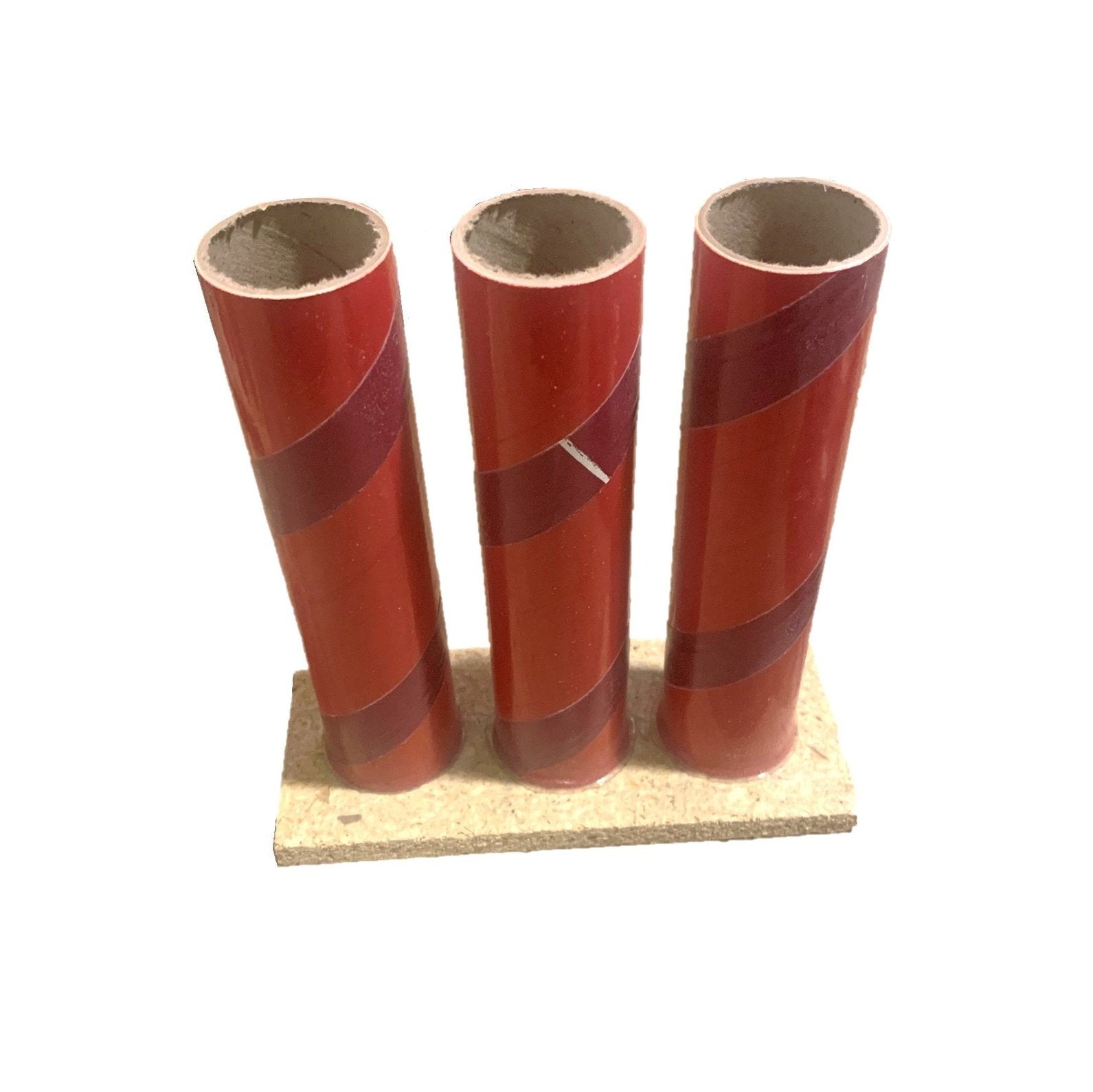 3 Musketeer Tube Red and Maroon