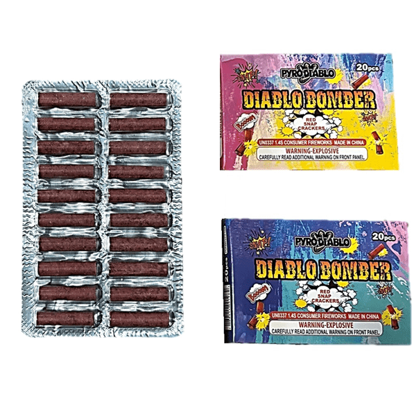 Diablo Bomber Ti Flower Adult Snaps - 1 Box 20pc