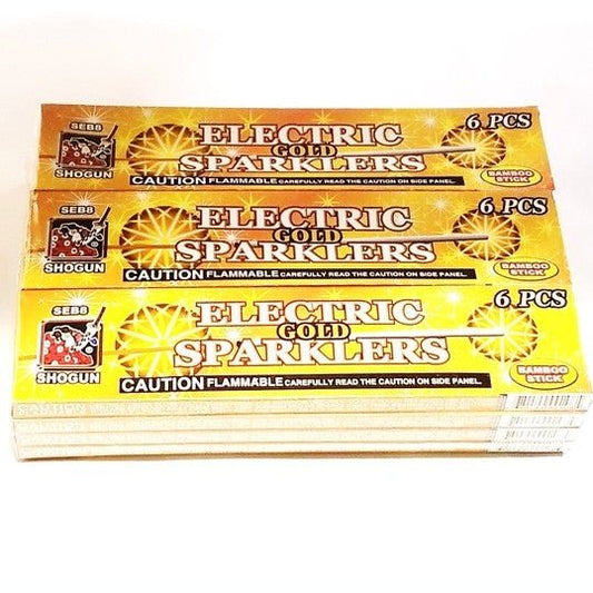 72pc #8 Gold Bamboo Sparkler