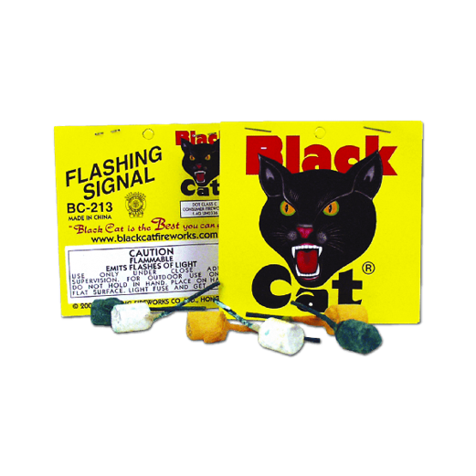 Black Cat Flashing Signal