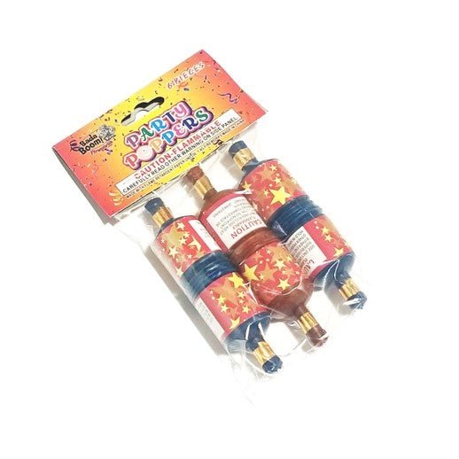 Party Poppers 6pc