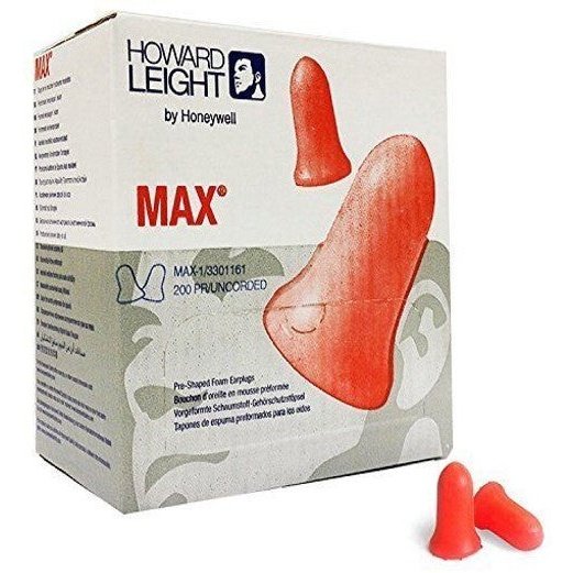 Disposable Uncorded Foam Ear Plugs - 4 Pair