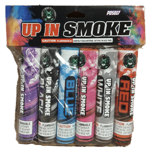 Up In Smoke - 6 Pack Assorted Color Smoke Bombs