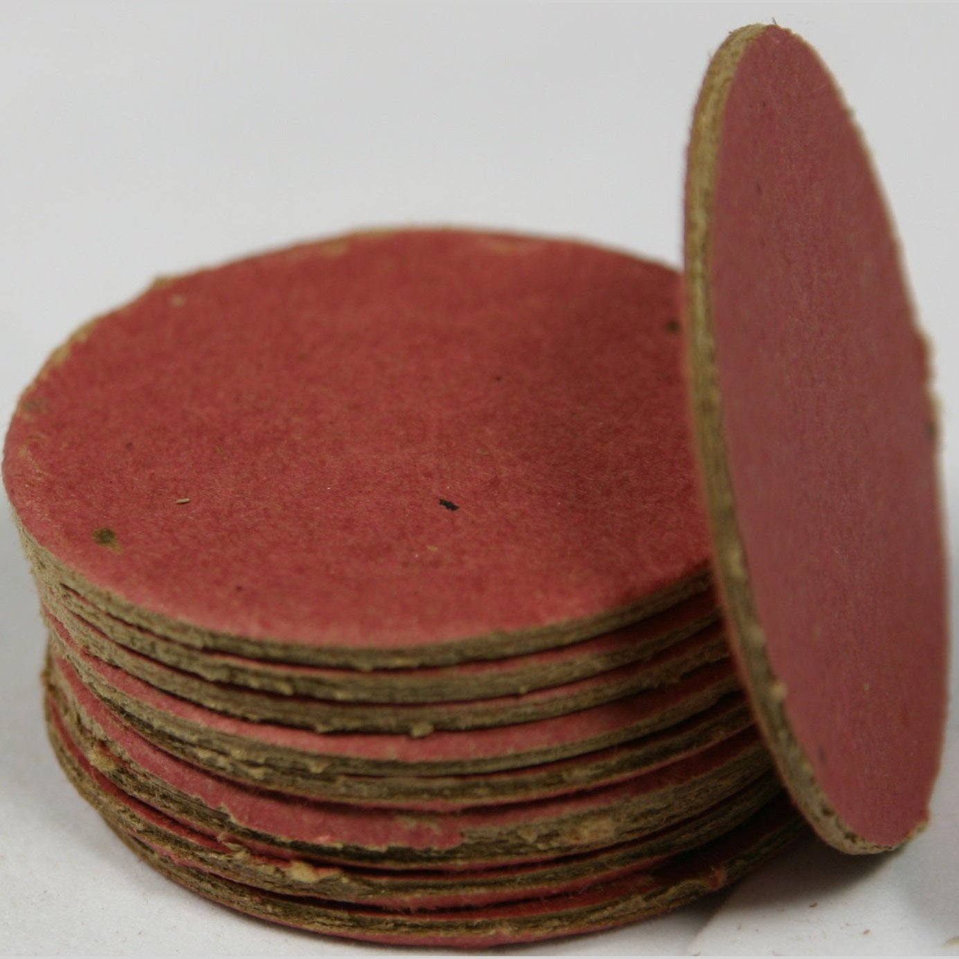 10pc 2 3/8" Red Paper Disc